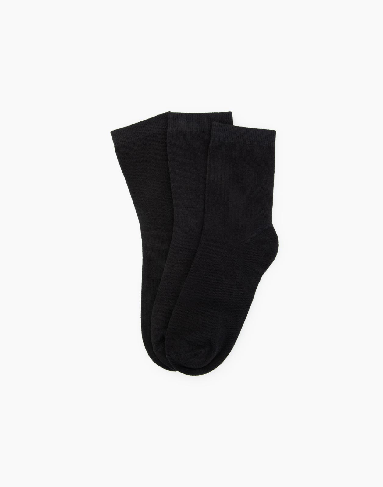 Базовые носки для мальчика 3 пары Gloria Jeans BHS004136 черный 12-14л/0