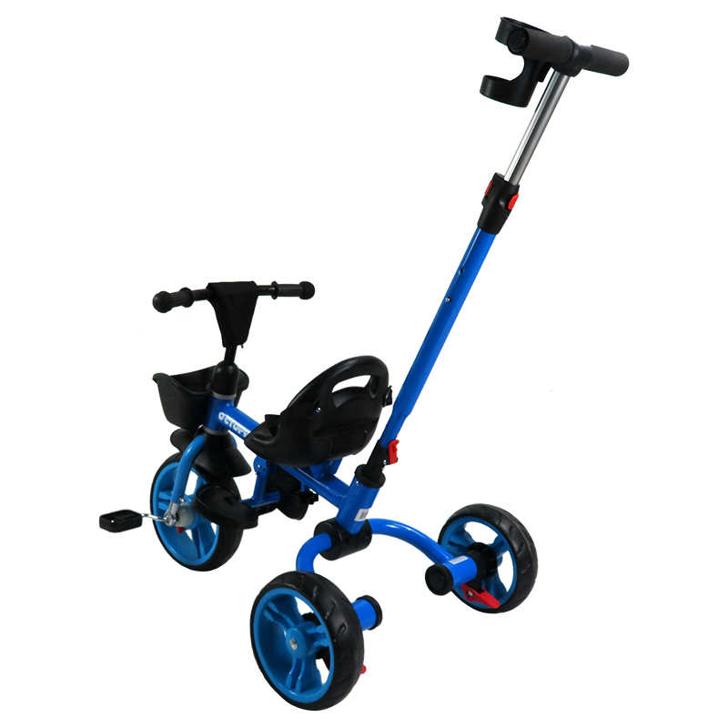 Велосипед Детский Трехколесный Maxiscooс, Octopus, Складной, Синий 2023