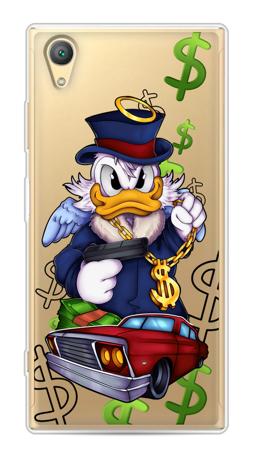 

Чехол на Sony Xperia XA1 plus "Scrooge McDuck with a Gold Chain", Красный;синий;белый, 53050-6