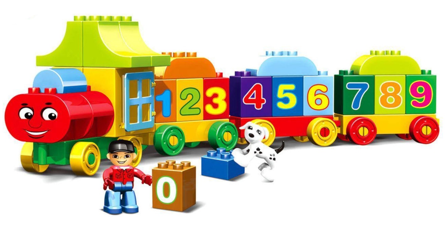 фото Конструктор «числовой поезд», учимся считать, 50 деталей kids home toys