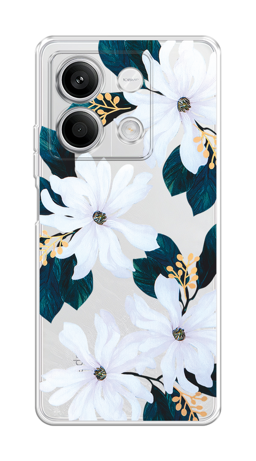

Чехол на Xiaomi Redmi Note 13 5G "Delilah Flower", Зеленый;белый, 320050-1