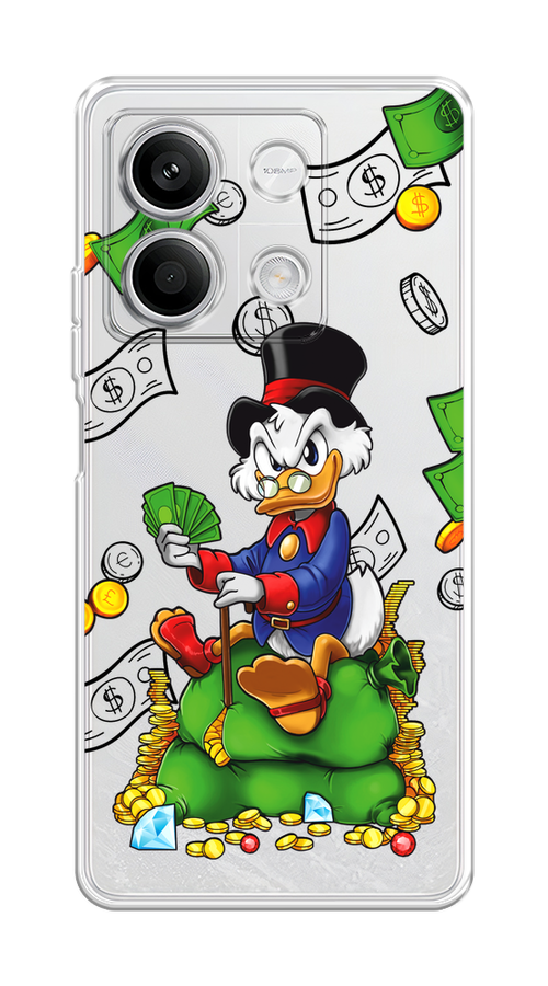 

Чехол на Xiaomi Redmi Note 13 5G "Scrooge Richness", Черный;синий;зеленый, 320050-1