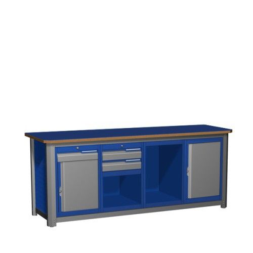 

Верстак четырехтумбовый MECHANIC М20.1ППС1ПС20, MECHANIC М20.1ППС1ПС20