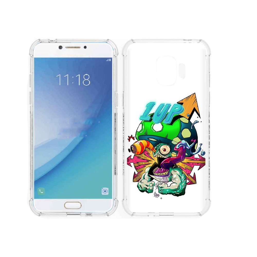 

Чехол MyPads Tocco для Samsung Galaxy J2 Pro (2018) сильный гриб абстракция, Прозрачный, Tocco