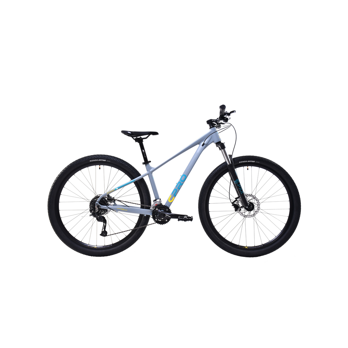 Велосипед CAPRIOLO MTB AL PHA 9.4 29'' 2 X 9, ALU 19'' серый 2024