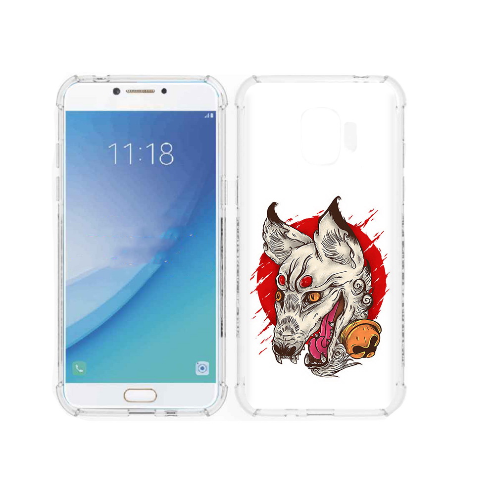 Чехол MyPads Tocco для Samsung Galaxy J2 Pro (2018) страшная собака (PT226925.585.627)