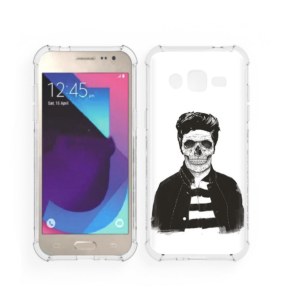 

Чехол MyPads Tocco для Samsung Galaxy J2 скелет (PT226924.572.604), Прозрачный, Tocco
