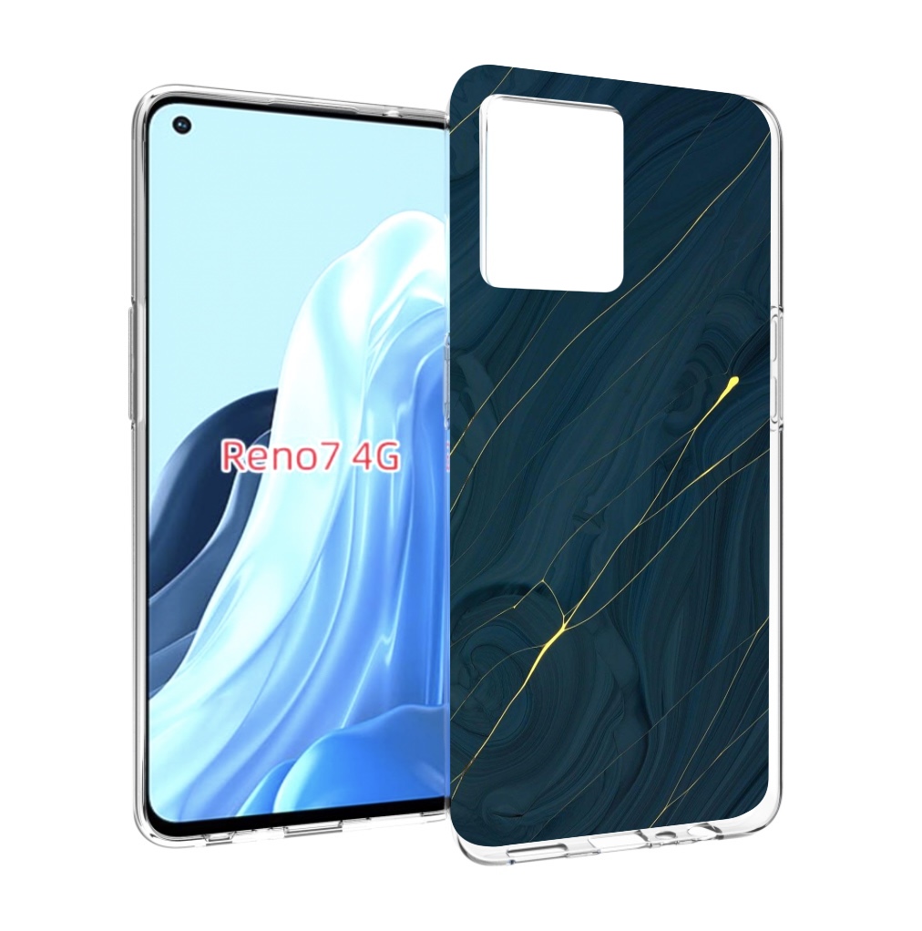 

Чехол MyPads дерево с золотыми трещинами для OPPO RENO 7 4G, Прозрачный, Tocco