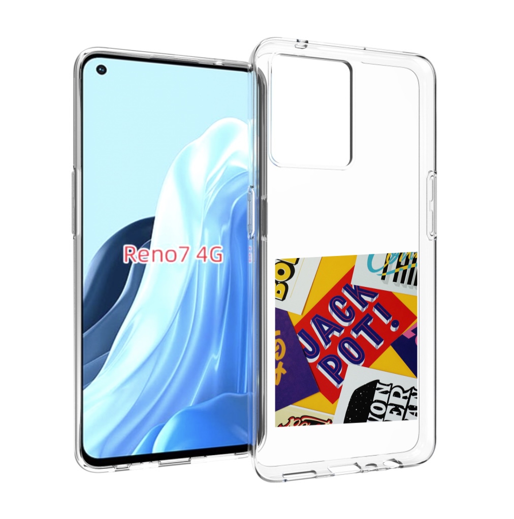 

Чехол MyPads джекпот для OPPO RENO 7 4G, Прозрачный, Tocco