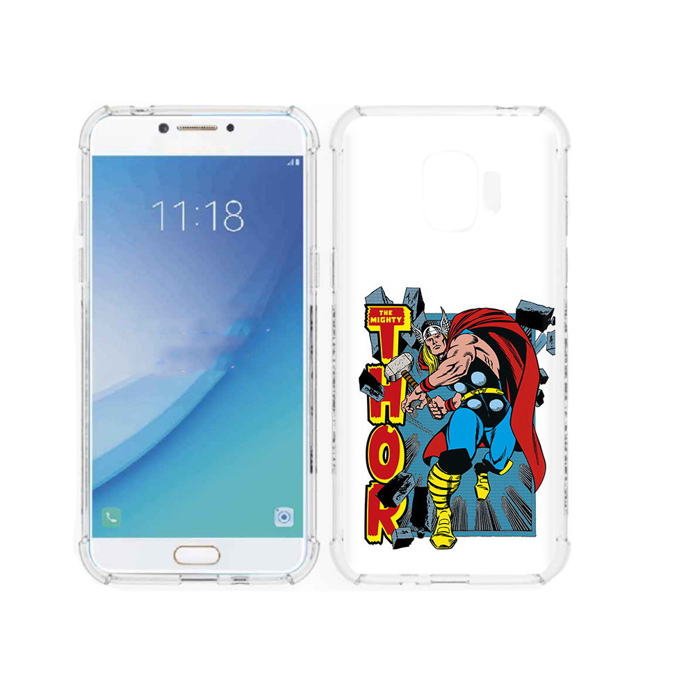 

Чехол MyPads Tocco для Samsung Galaxy J2 Pro (2018) тор комикс (PT226925.585.645), Прозрачный, Tocco