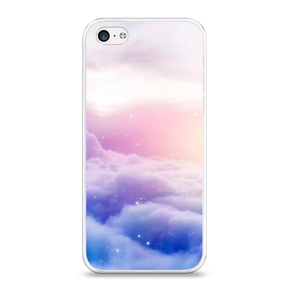 

Чехол на Apple iPhone 5C "Небеса", Голубой;белый;розовый, 10250-2