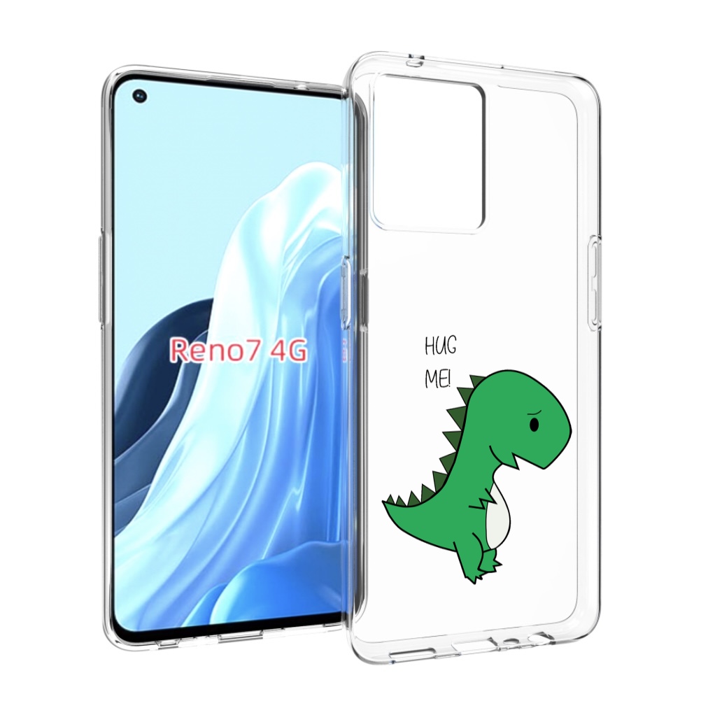 

Чехол MyPads динозаврик для OPPO RENO 7 4G, Прозрачный, Tocco