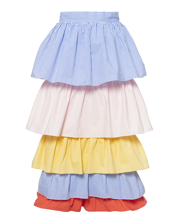 

Юбка женская KATЯ DOBRЯKOVA SS17654layers разноцветная XS, SS17654layers