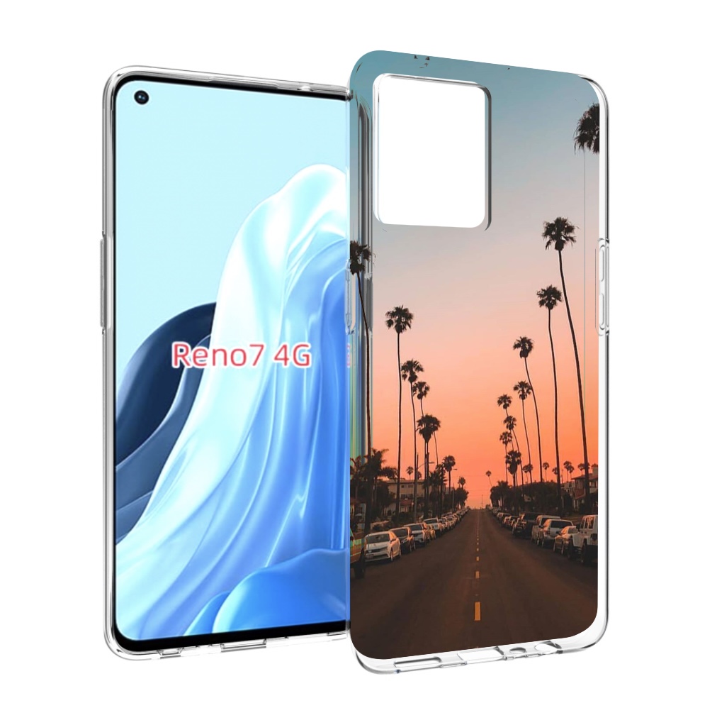 

Чехол MyPads дорога-с-закатом для OPPO RENO 7 4G, Прозрачный, Tocco