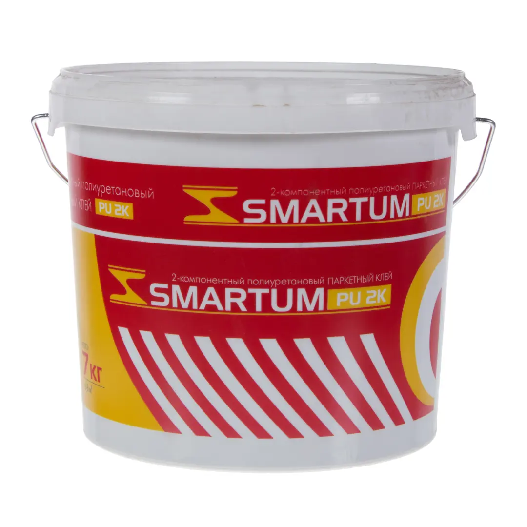 Клей для паркета Smartum двухкомпонентный 7 кг двухкомпонентный полиуретановый клей для паркета invamat