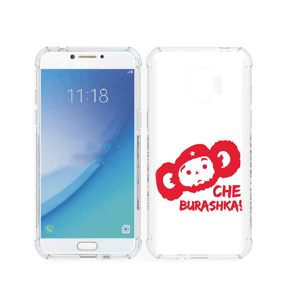 

Чехол MyPads Tocco для Samsung Galaxy J2 Pro (2018) чебурашка (PT226925.585.672), Прозрачный, Tocco