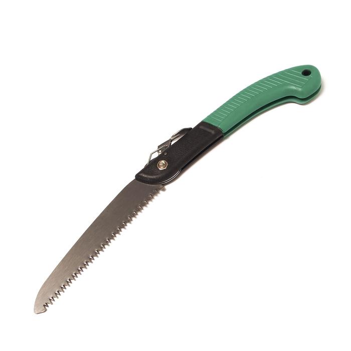 Ножовка садовая, складная, 400 мм, пластиковая ручка ножовка садовая складная 390 мм прорезиненная ручка