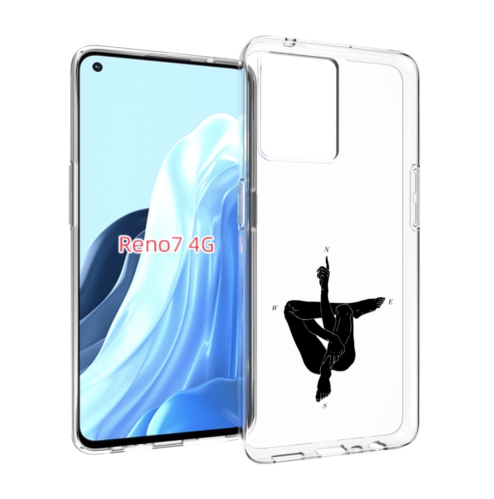 

Чехол MyPads живой компас для OPPO RENO 7 4G, Прозрачный, Tocco