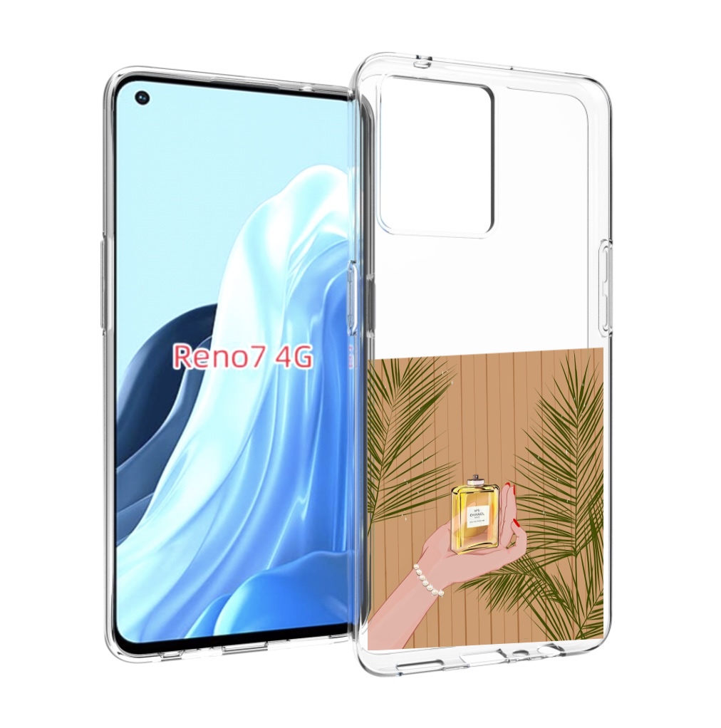

Чехол MyPads запах-шанель-номер-5 для OPPO RENO 7 4G, Прозрачный, Tocco