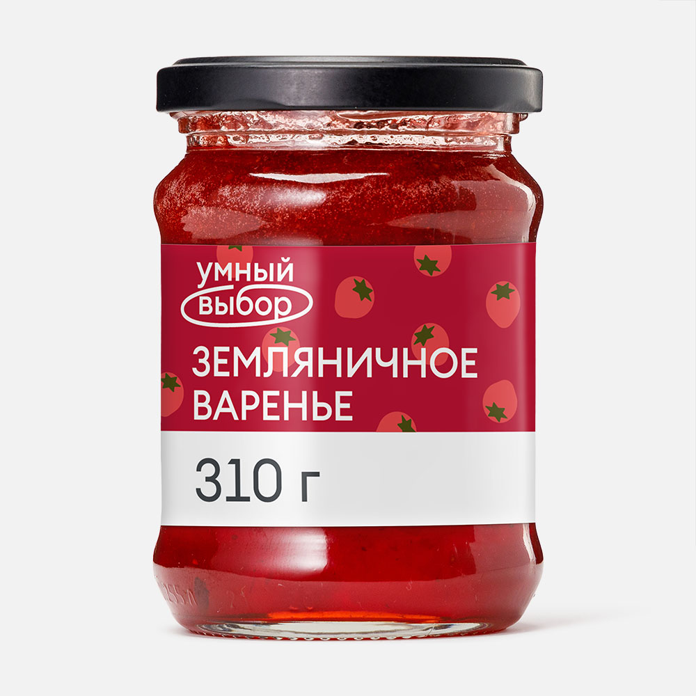 

Варенье Умный выбор земляничное, 310 г