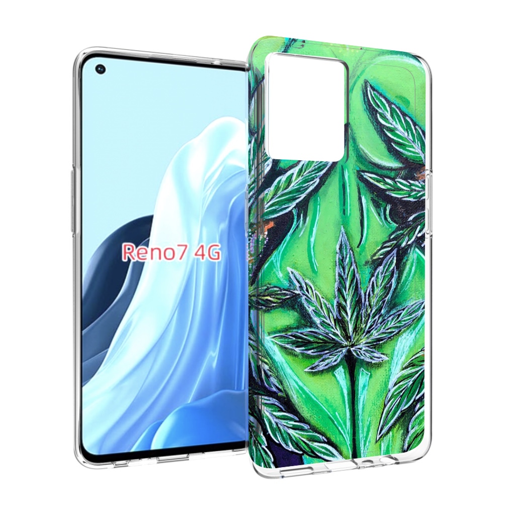 

Чехол MyPads зеленая девушка для OPPO RENO 7 4G, Прозрачный, Tocco
