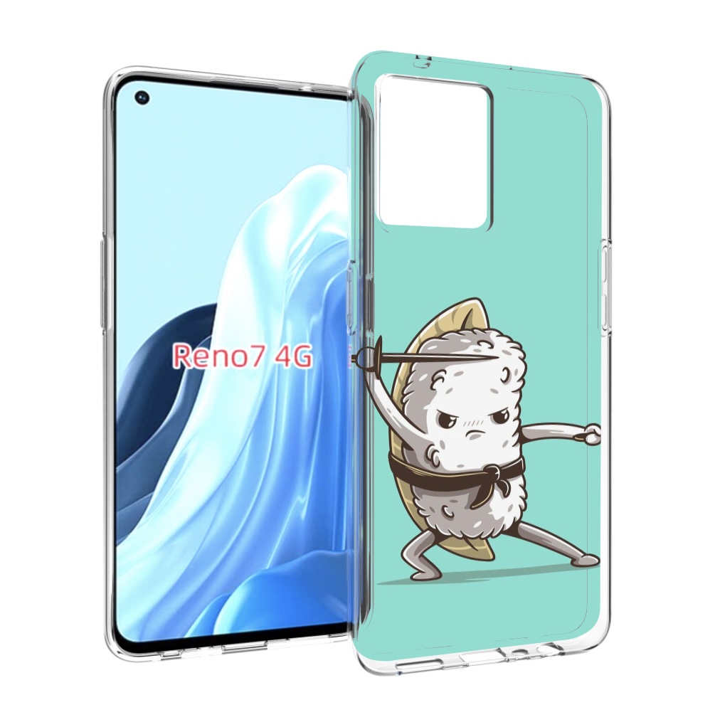 

Чехол MyPads злой суши детский для OPPO RENO 7 4G, Прозрачный, Tocco