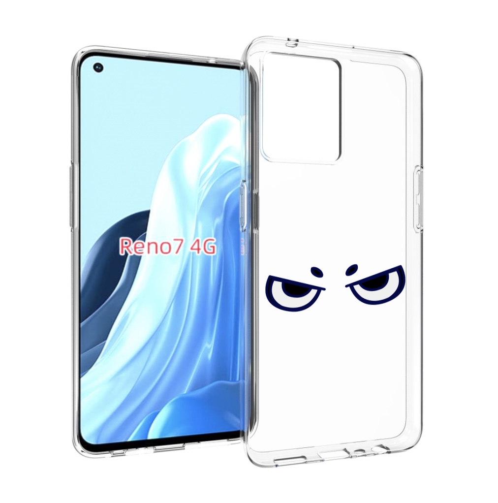 

Чехол MyPads злые-глазки для OPPO RENO 7 4G, Прозрачный, Tocco