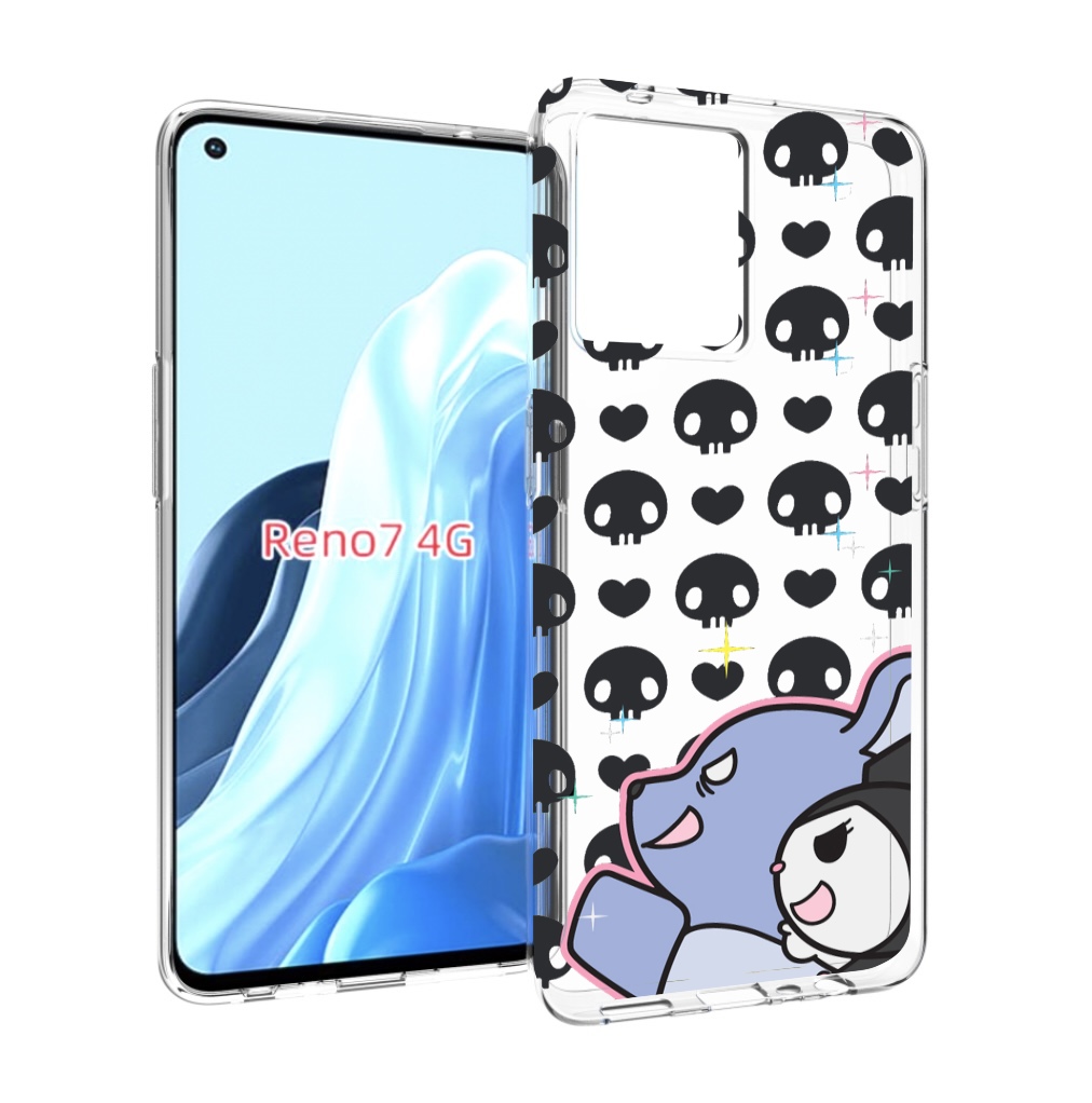 

Чехол MyPads злые-мини-животные детский для OPPO RENO 7 4G, Прозрачный, Tocco