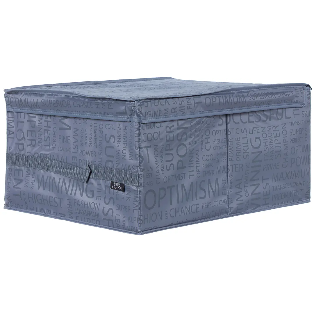 

Коробка универсальная 38x24x50 см полиэстер цвет серый
