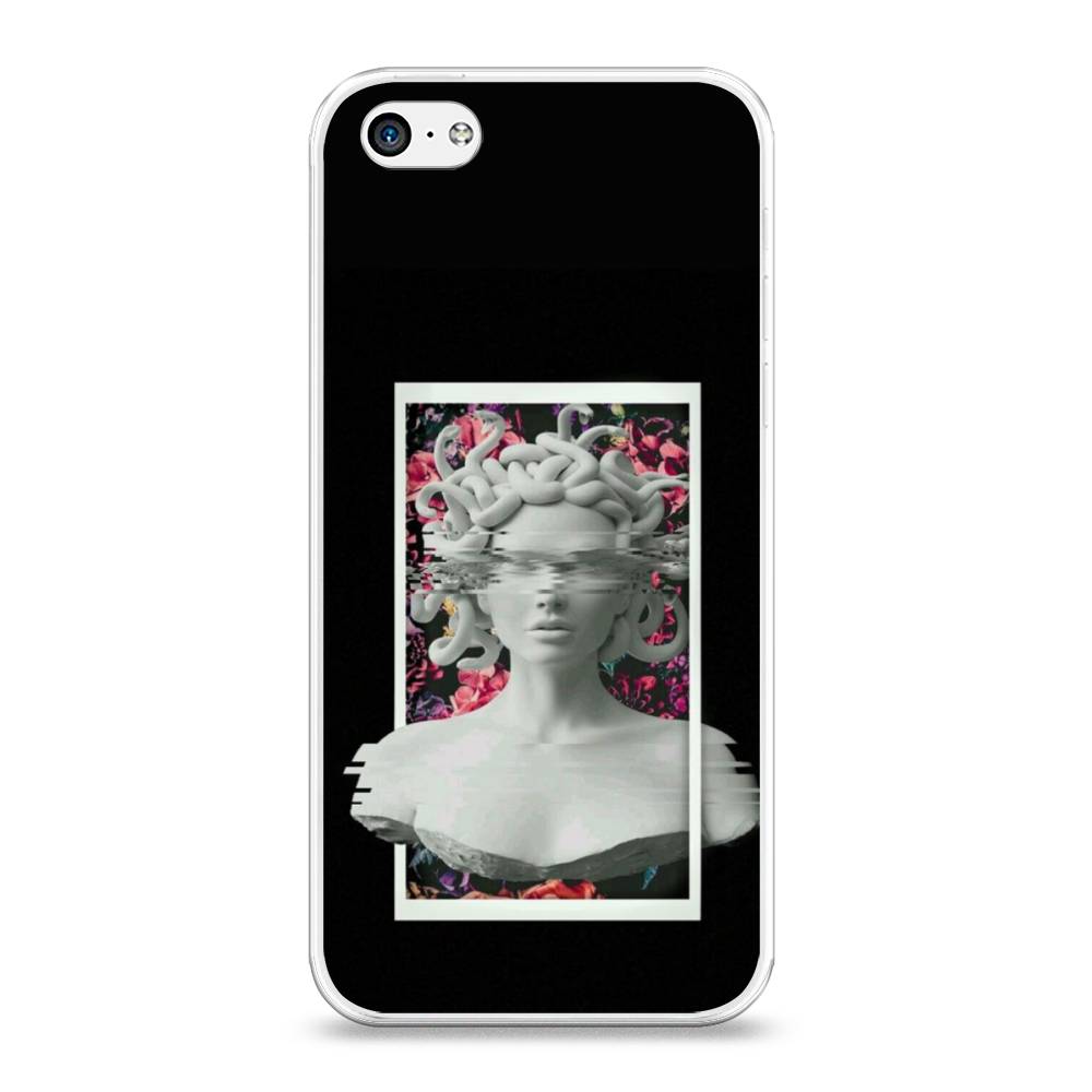 

Чехол на Apple iPhone 5C "Web Punk Медуза Горгона", Черный;серый, 10250-6