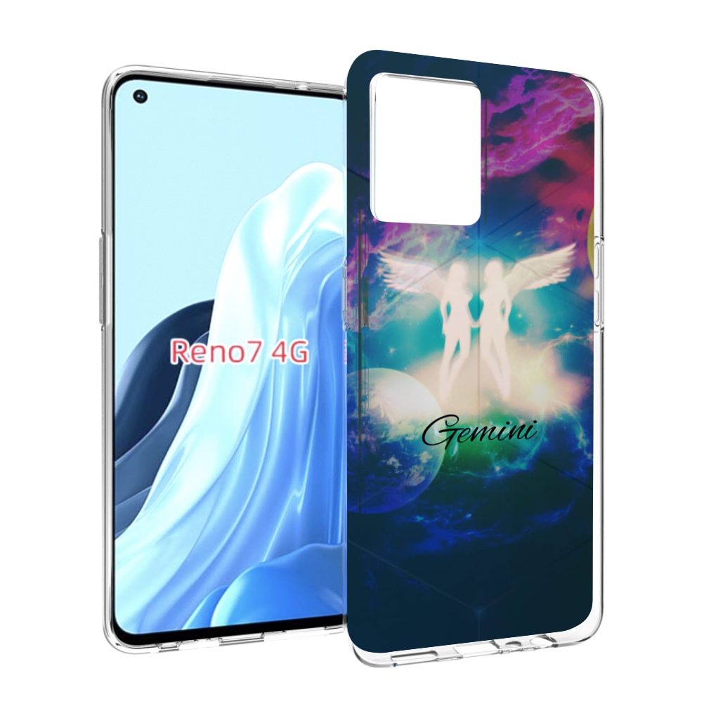 

Чехол MyPads знак зодиака близнецы 3 для OPPO RENO 7 4G, Прозрачный, Tocco