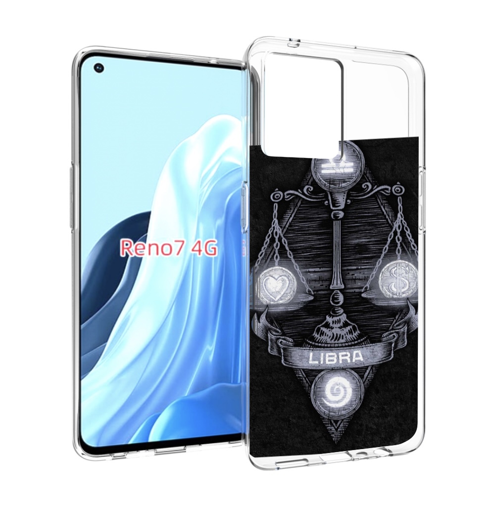 

Чехол MyPads знак зодиака весы 2 для OPPO RENO 7 4G, Прозрачный, Tocco