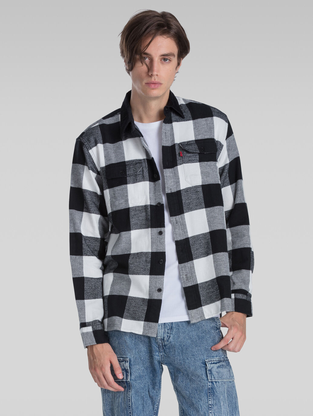 

Рубашка мужская Levi's 86217I черная L, Черный, 86217I
