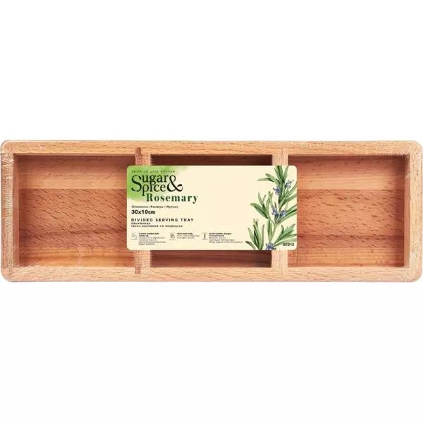 

Менажница деревянная Sugar&Spice, прямоугольная, 300х100х25мм (SE105612996), Коричневый