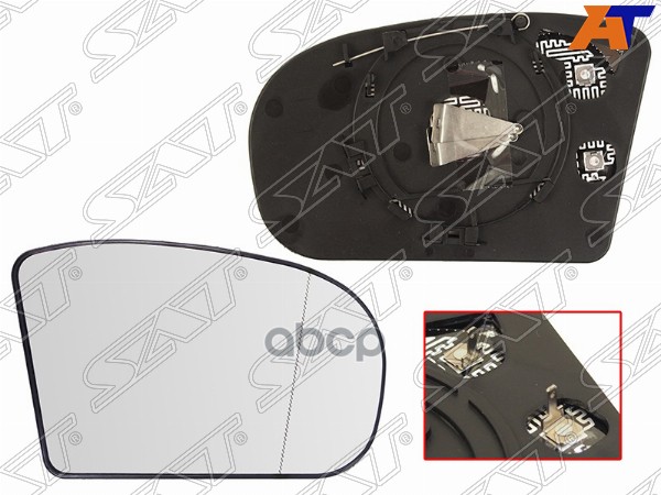 

Стекло Зеркала Mercedes W203 00-07 W211 02-06 Rh Асферическое С Обогревом
