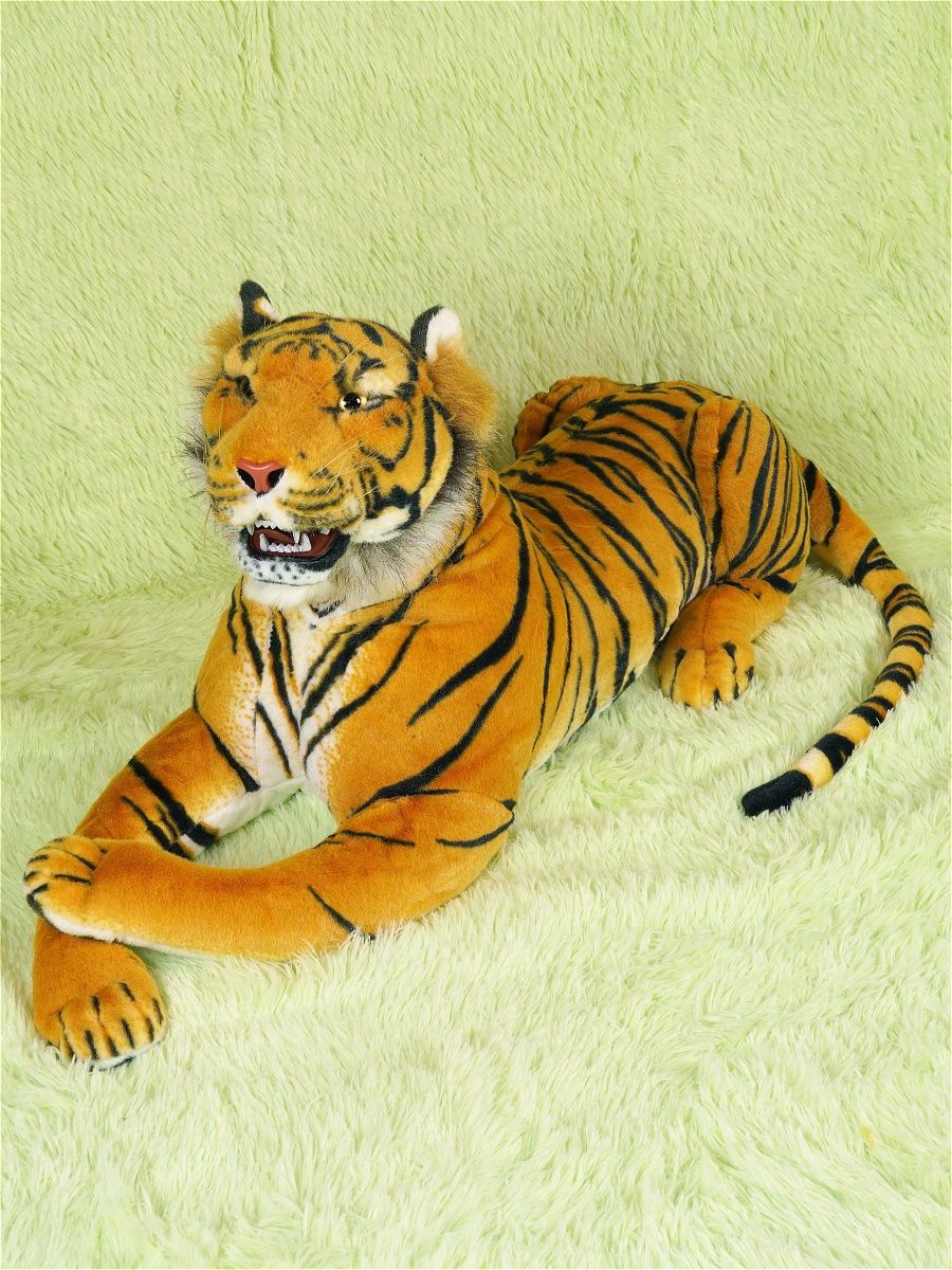 Мягкая игрушка АКИМБО КИТ Тигр реалистичный 90 см