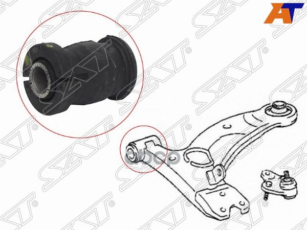 

Сайлентблок переднего рычага передний TOYOTA RAV4 00-05/VORTEX TINGO 06-13/CHERY TIGGO 06