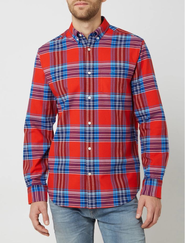 

Рубашка мужская GANT 3010470 красная S, Красный, 3010470