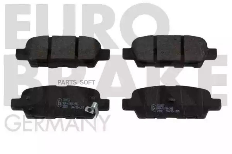 

Тормозные колодки EUROBRAKE задние 5502222257