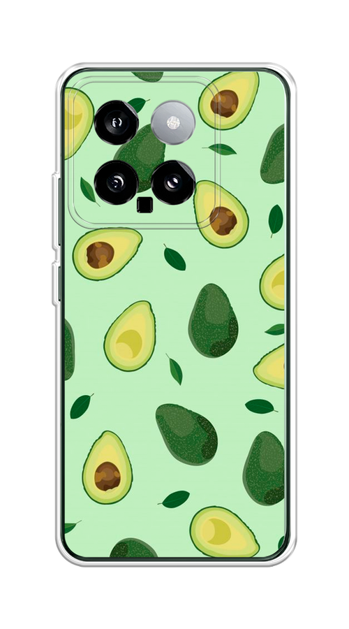 

Чехол на Xiaomi 14 "Blue avocado", Коричневый;зеленый, 320350-1