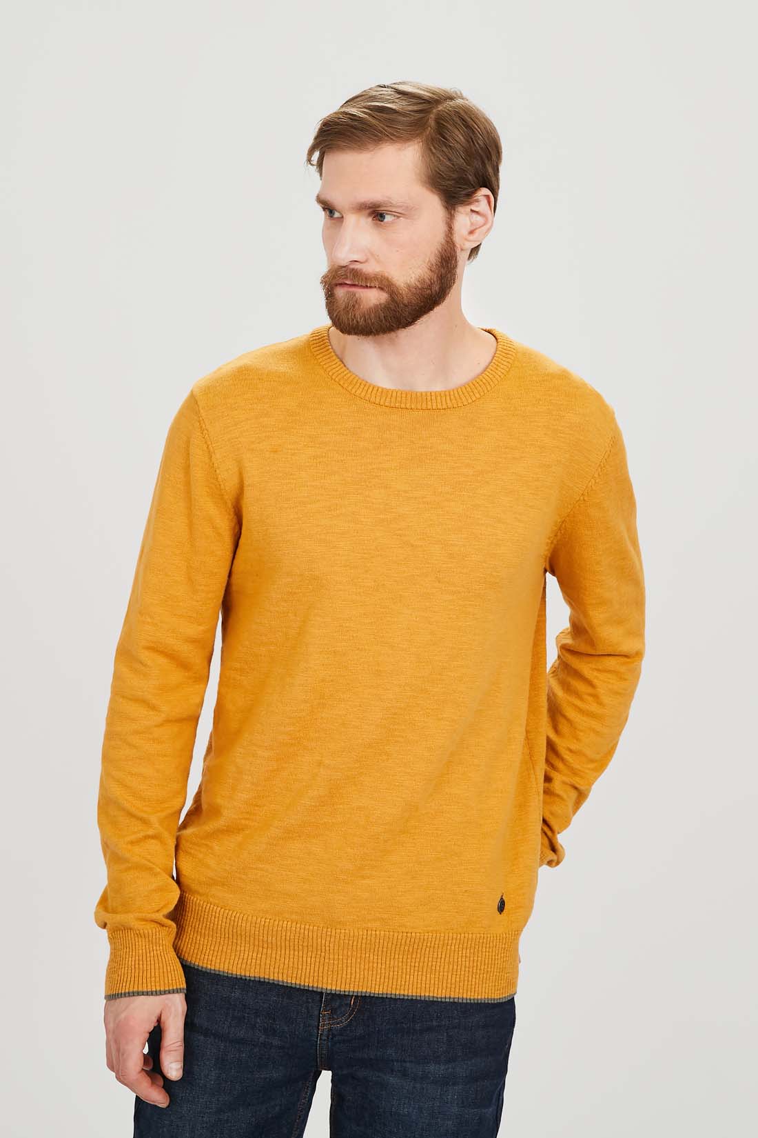 

Джемпер мужской Baon B6322002 желтый 2XL, B6322002