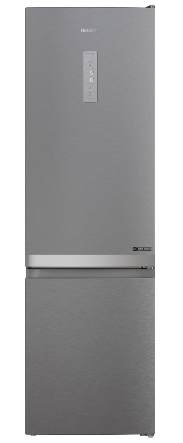 Холодильник HotPoint HT 7201I MX O3 серебристый двухкамерный холодильник hotpoint ht 7201i m o3 мраморный