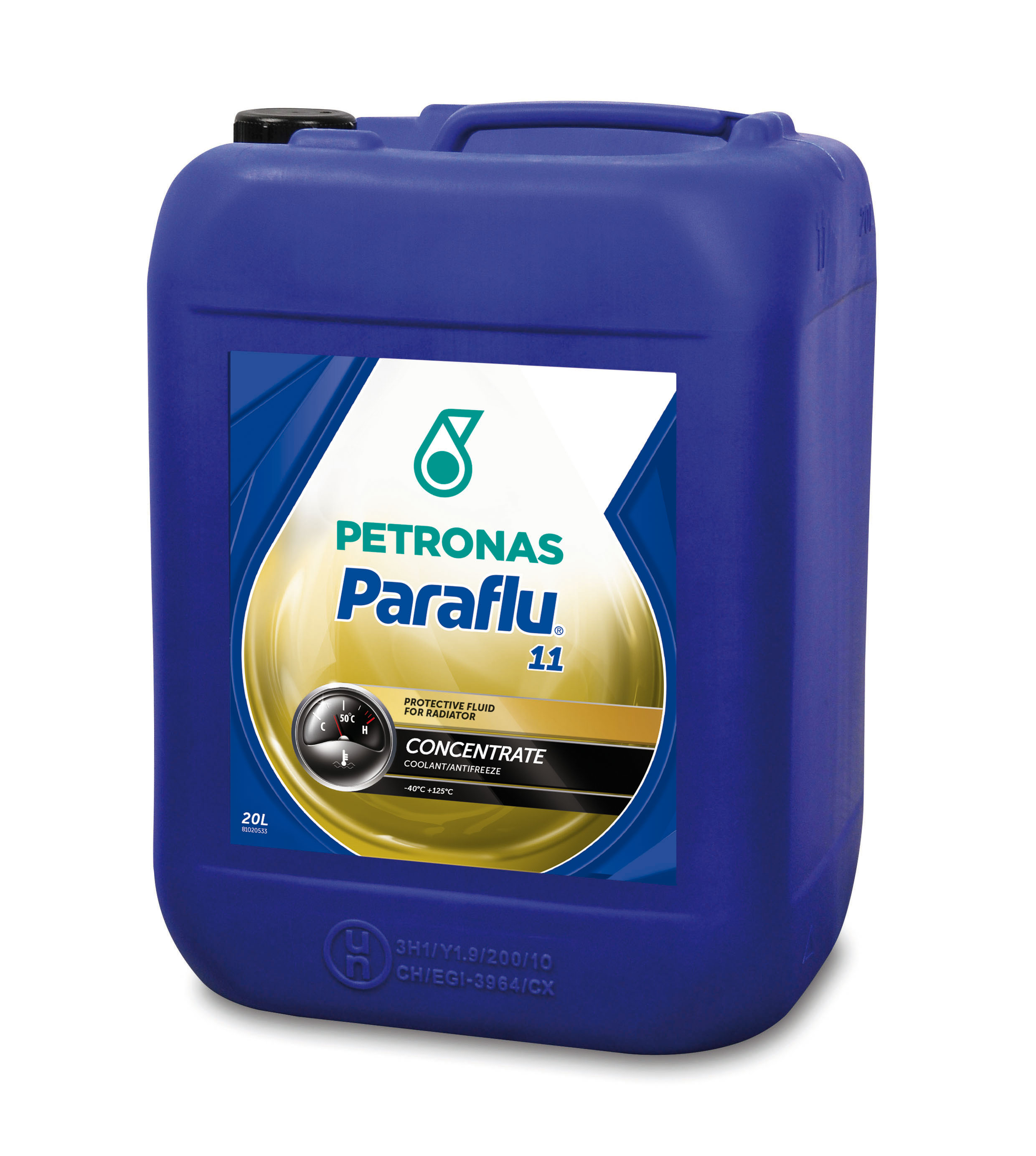 Антифриз (концентрат) PETRONAS PARAFLU 11, 20 л./76055R41EU/16551910