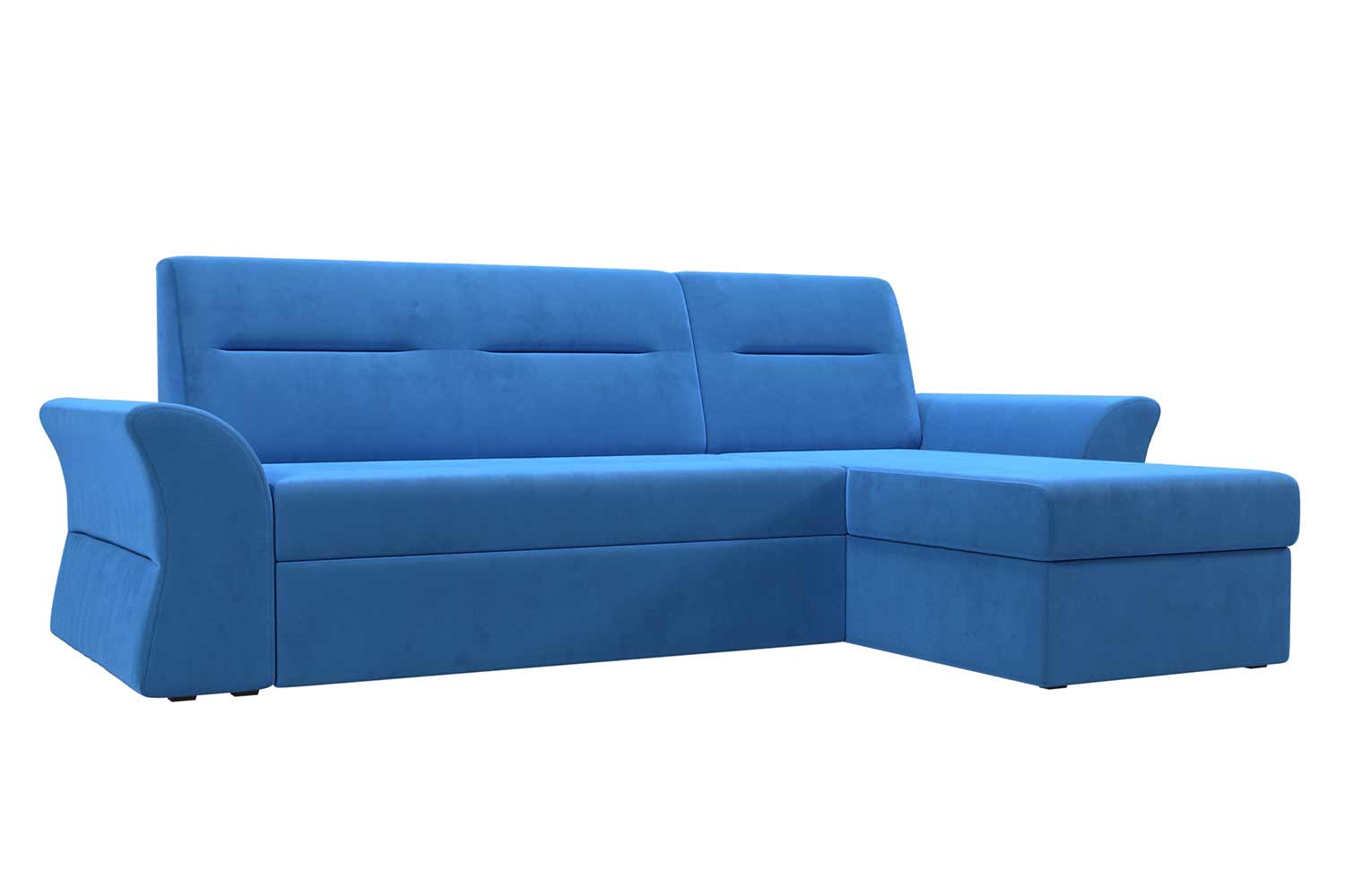 Угловой диван-кровать Hoff Мерси Правый, голубой