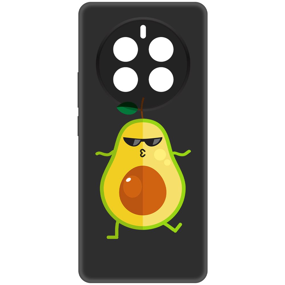 

Чехол-накладка Krutoff Soft Case Авокадо Стильный для Realme 12 Pro+ 5G черный