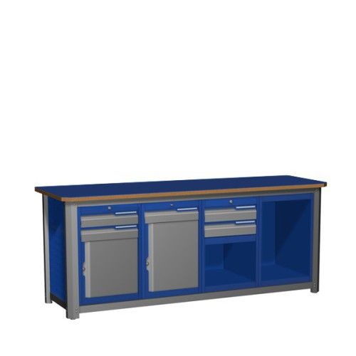 

Верстак четырехтумбовый MECHANIC М20.21ППС1ПС2, MECHANIC М20.21ППС1ПС2