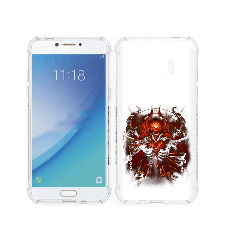 Чехол MyPads Tocco для Samsung Galaxy J2 Pro (2018) яркий демон (PT226925.585.708)
