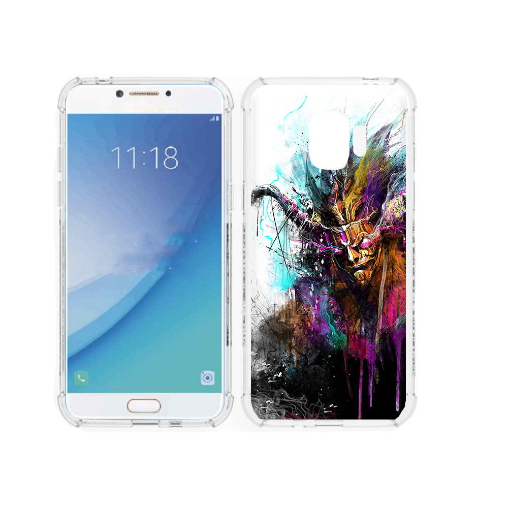 Чехол MyPads Tocco для Samsung Galaxy J2 Pro (2018) яркий дьявол (PT226925.585.709)