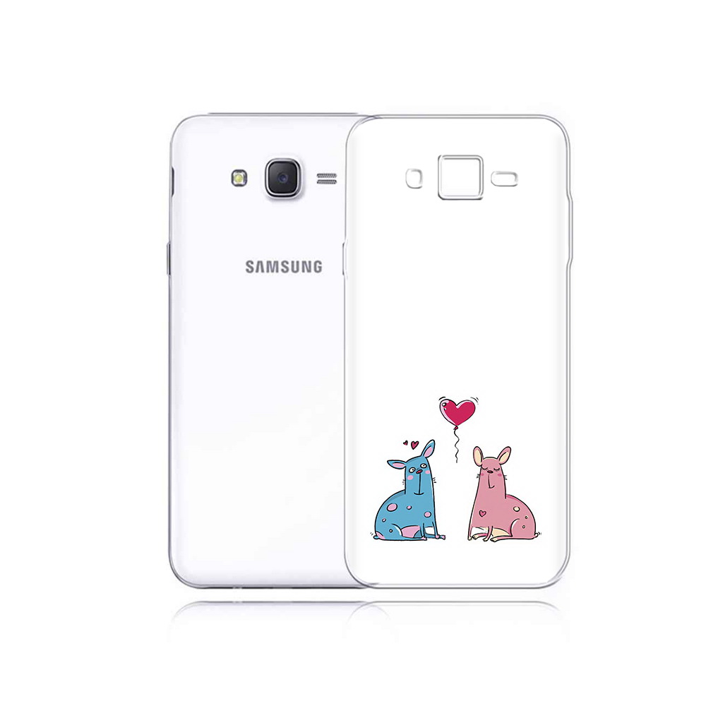 

Чехол MyPads Tocco для Samsung Galaxy J5 Лама любовь (PT29188.586.102), Прозрачный, Tocco