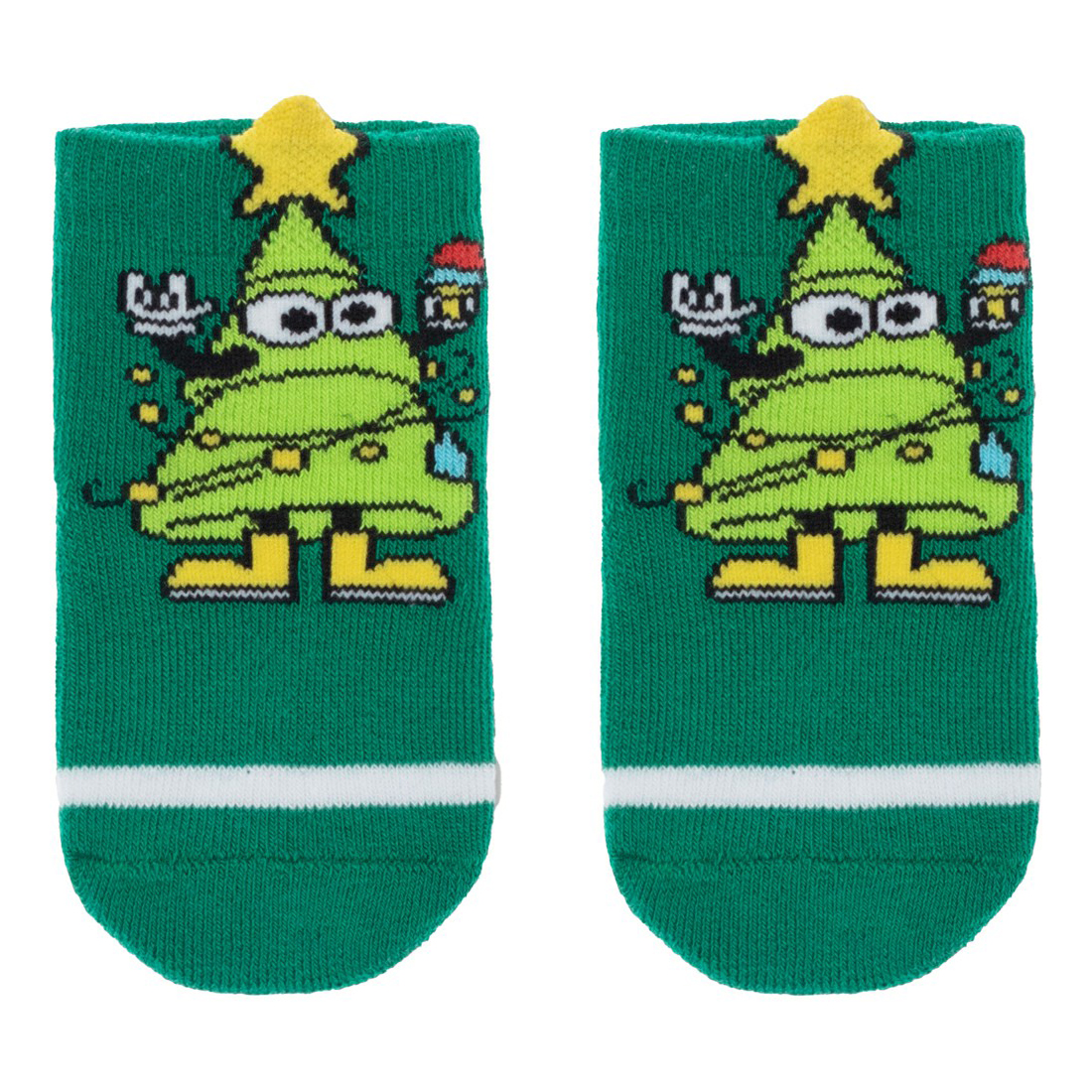 

Носки детские Conte-Kids Новый Год 21С-62СП 910 хлопок зеленые р 16-18